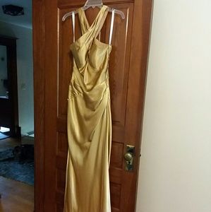 Gold ballgown